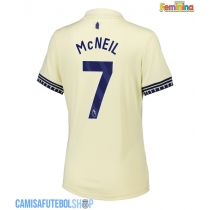 Camisa de time de futebol Everton Dwight McNeil #7 Replicas 2º Equipamento Feminina 2025-26 Manga Curta